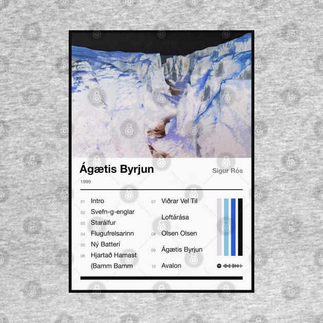 Ágætis Byrjun Tracklist by fantanamobay@gmail.com